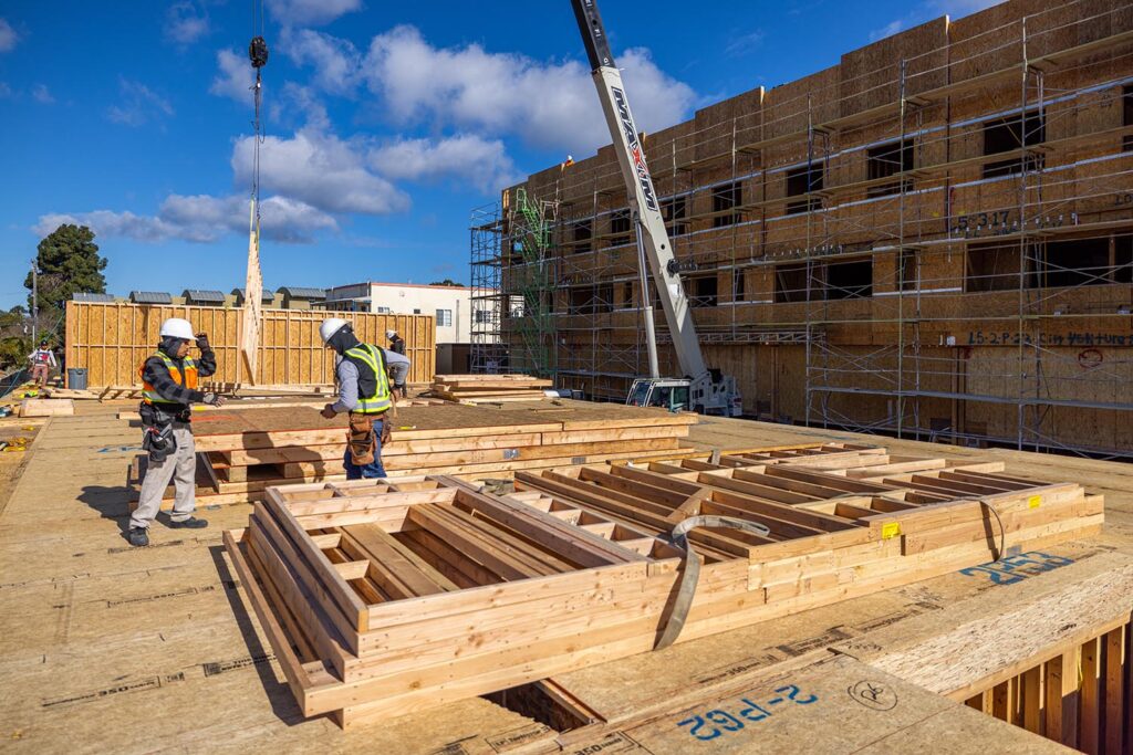 Blossom Hill Apartments Framing project by UC Construction